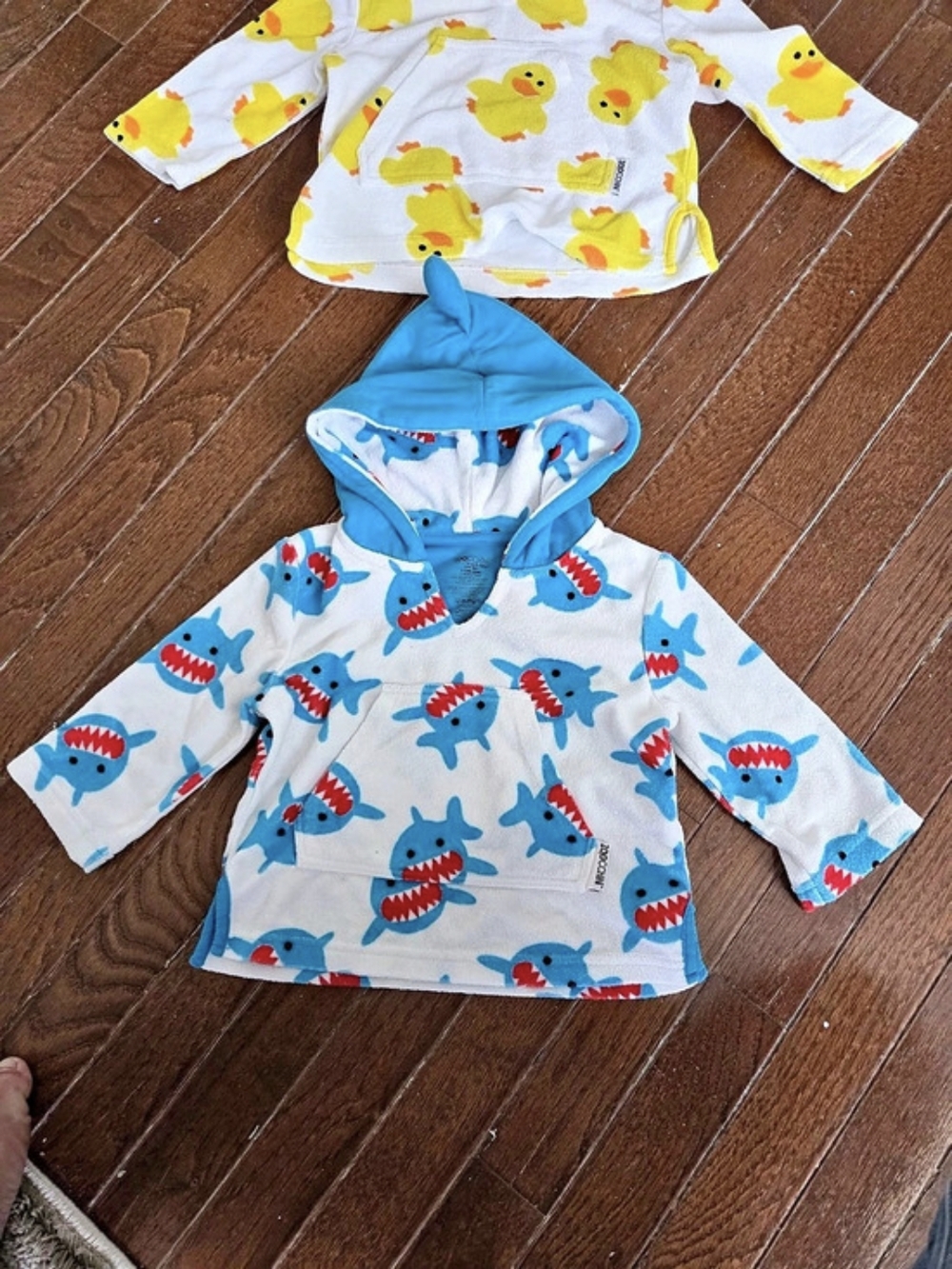 ZOOCCHINI Sharkman the Shark Swim Coverup Baby 0-12M Like New